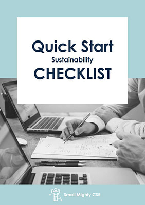 Checklist_cover Quick Start Sustainability Checklist