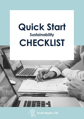 Checklist_cover Quick Start Sustainability Checklist
