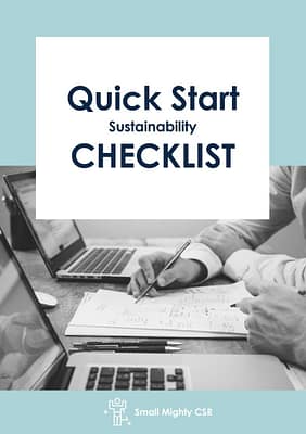 Quick Start Sustainability Checklist